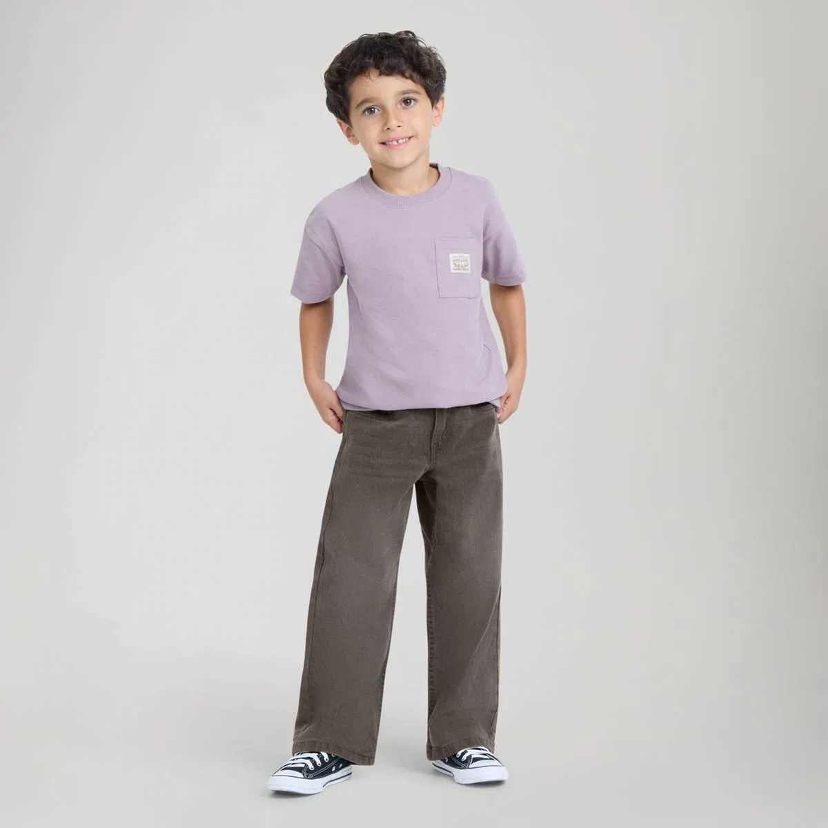 мешковатые джинсы 578 для мальчиков 4-7 лет Levi's, Jupiter - Dark Wash — фото 3