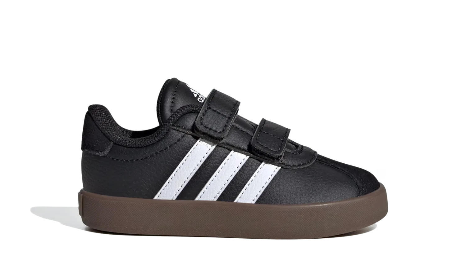 Детские полуботинки с липучкой Adidas, черный