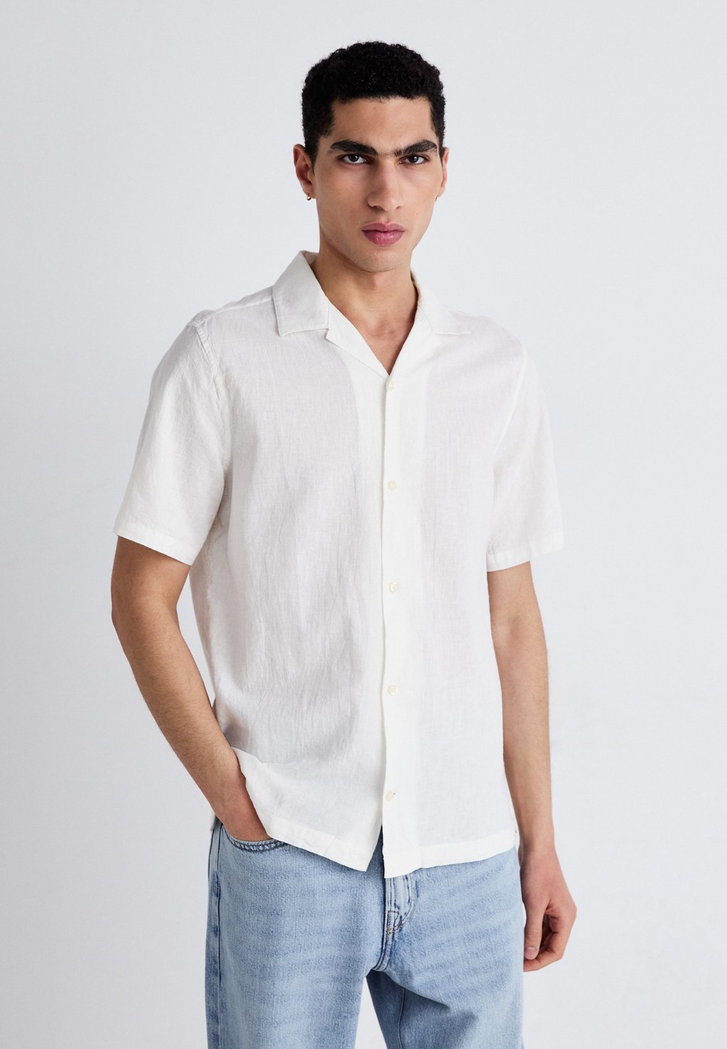 

Рубашка STANDARD RESORT COLLAR GAP, молочный