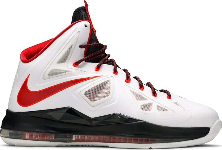

Кроссовки Nike LeBron 10 'Heat Home', белый