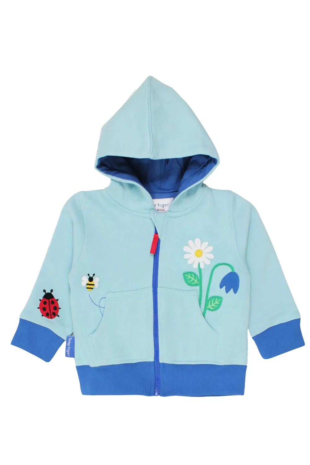 Детский худи с аппликацией English Garden Toby Tiger, Multi