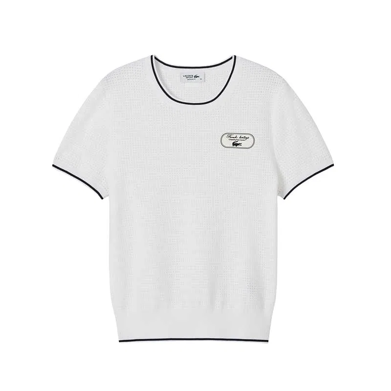 Футболка Lacoste Light Green с круглым вырезом — фото 3