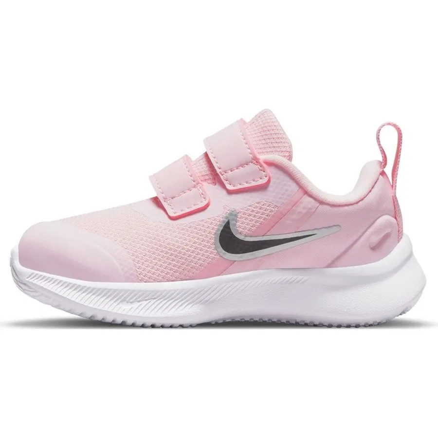 Кроссовки детские с закрытым носком Star Runner 3 Nike, Розовый — фото 3