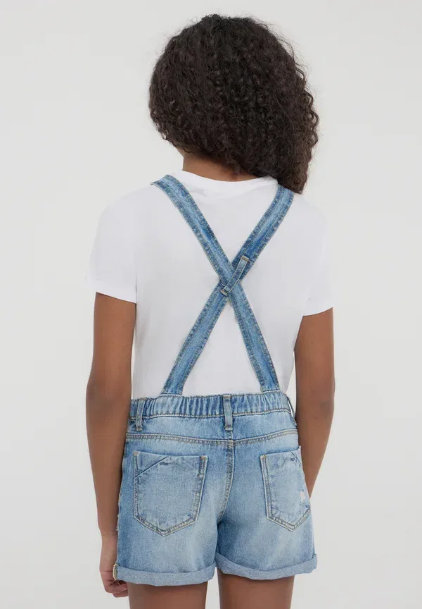 Комбинезон джинсовый Overall Terranova Denim Chiaro, светло-голубой — фото 3