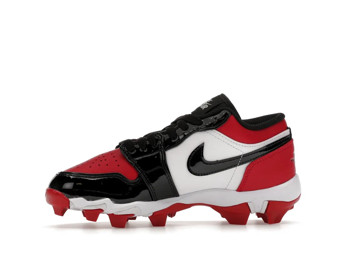 Детские бутсы Jordan 1 Low Cleat Gym Red/White/Black — фото 3