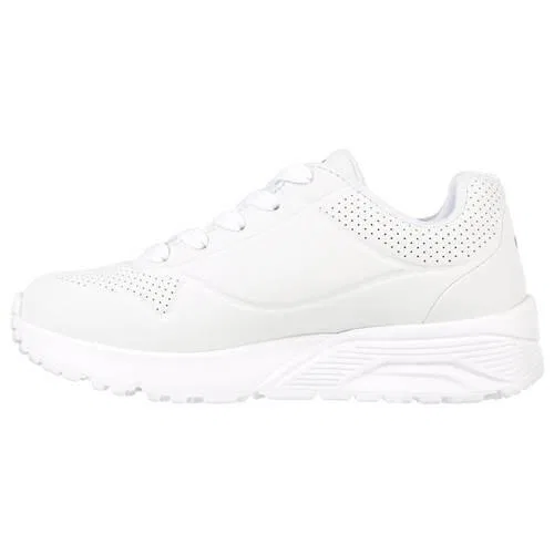Детские кроссовки для девочек с принтом Skechers Street UNO Spread the Love JGoldcrown, Цвет Weiss — фото 4