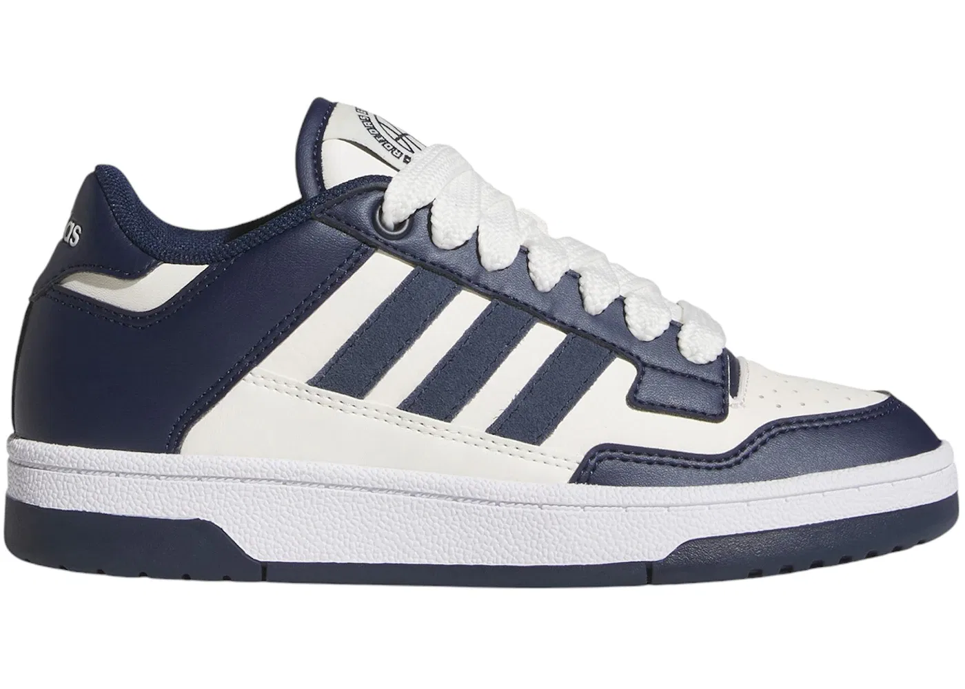 Детские кроссовки для мальчиков с повседневным стилем Adidas Rapid Court Low, Night Indigo/Cloud White/Cloud White