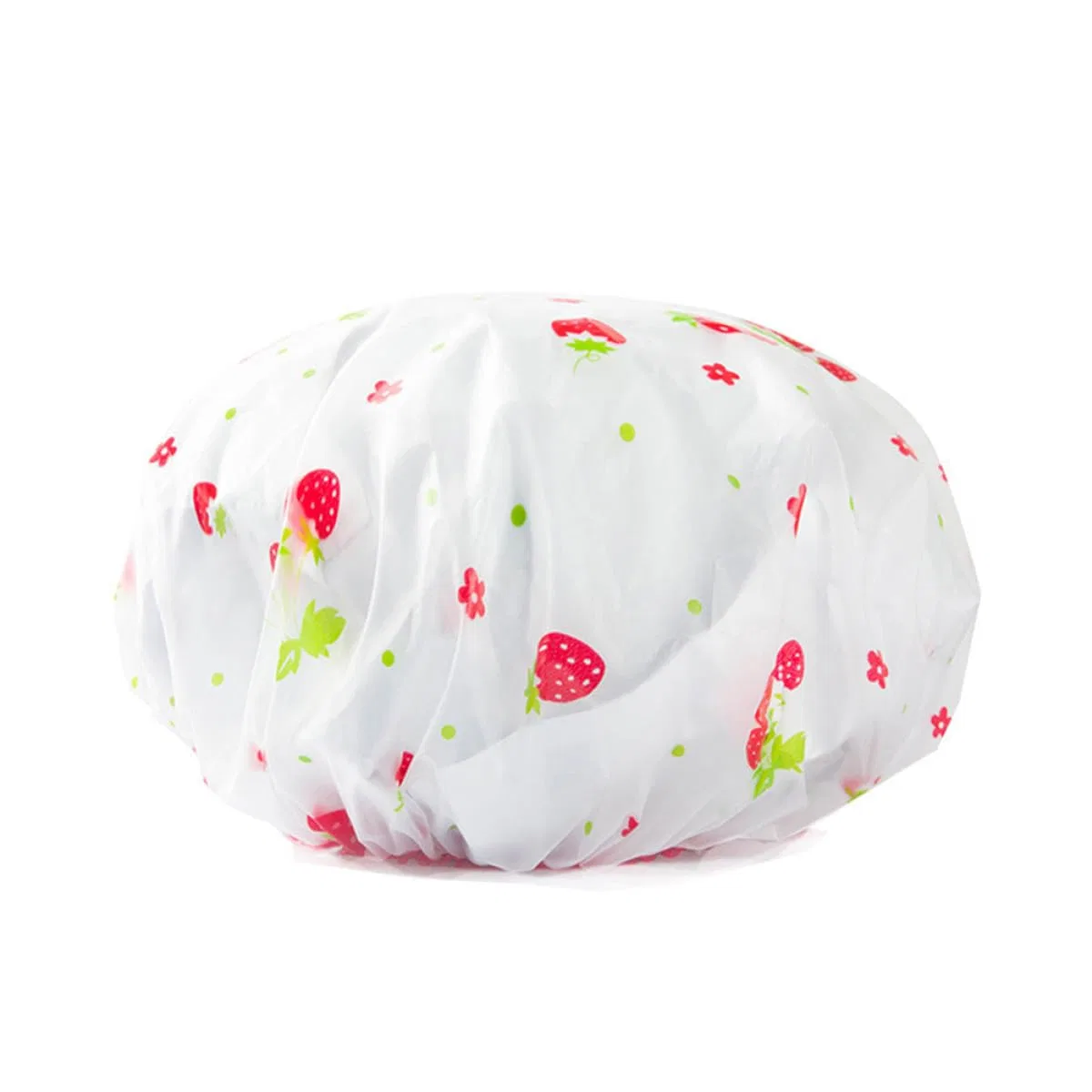Шапочка для душа двухслойная с резинкой, 2 шт, PEVA, TOPPERFUN, 27x27 см