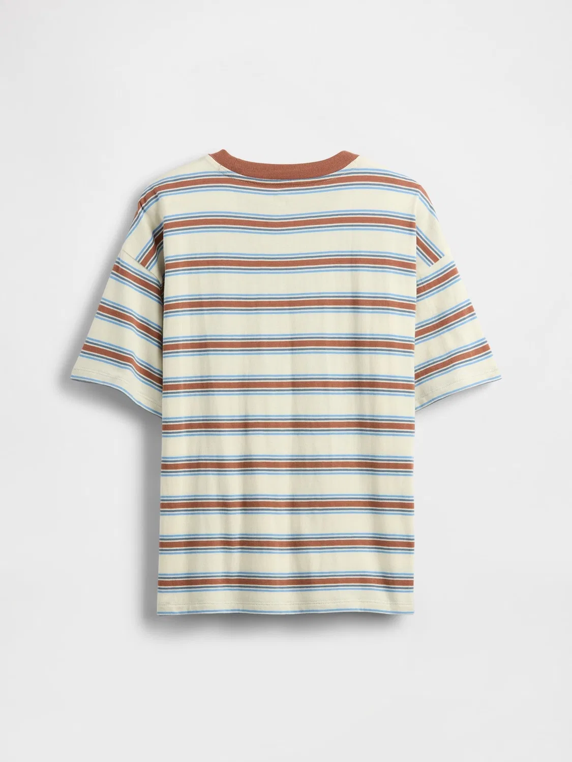 Футболка свободного кроя с коротким рукавом Gap Relaxed Original, кремово-коричневый — фото 2