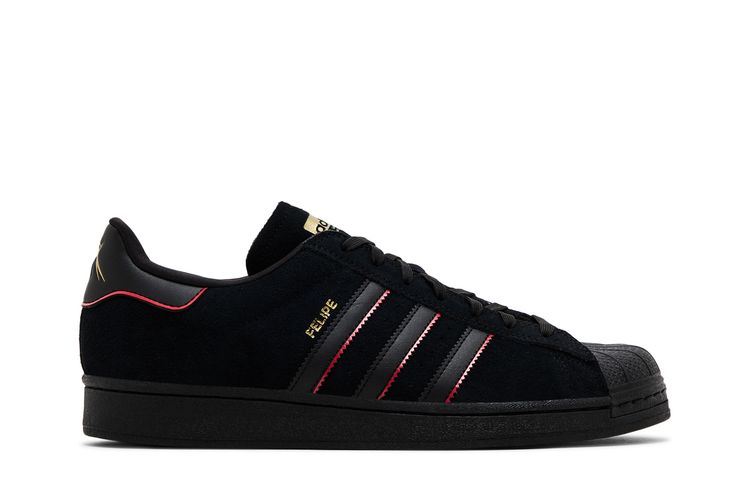 

Кроссовки Felipe Gustavo x Superstar ADV 'Black Scarlet', черный