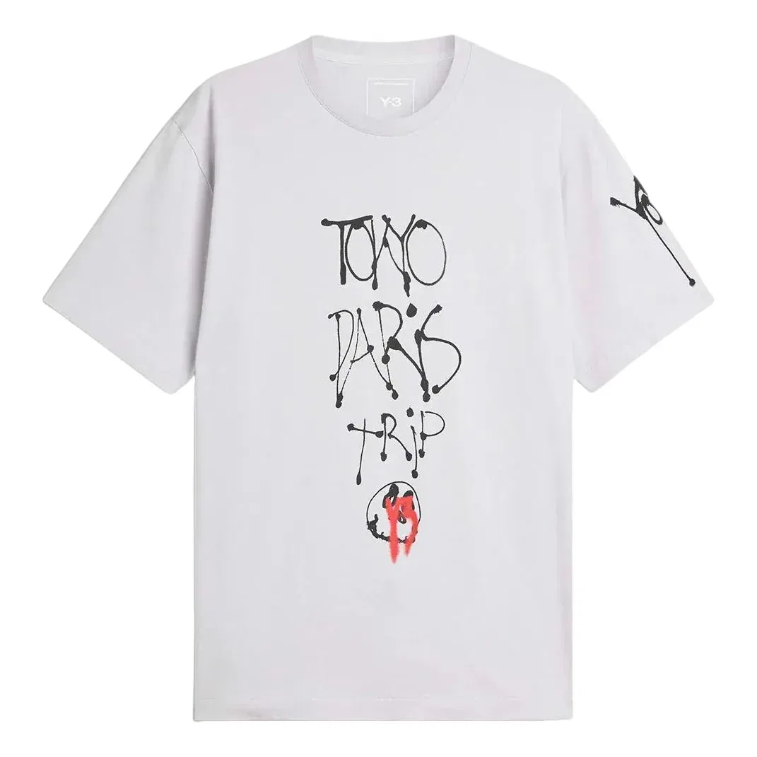 Мужская футболка Y-3 Chito City Graphic T-Shirt Asia Sizing 'Light Solid Grey' adidas, Light Solid Grey