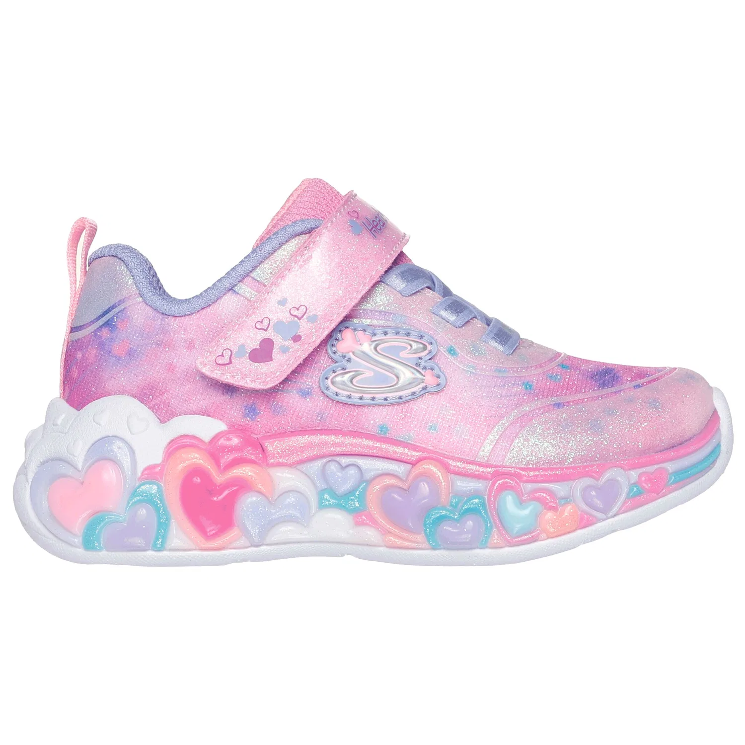 Детские кроссовки для первых шагов Skechers, Light Pink Multi — фото 4