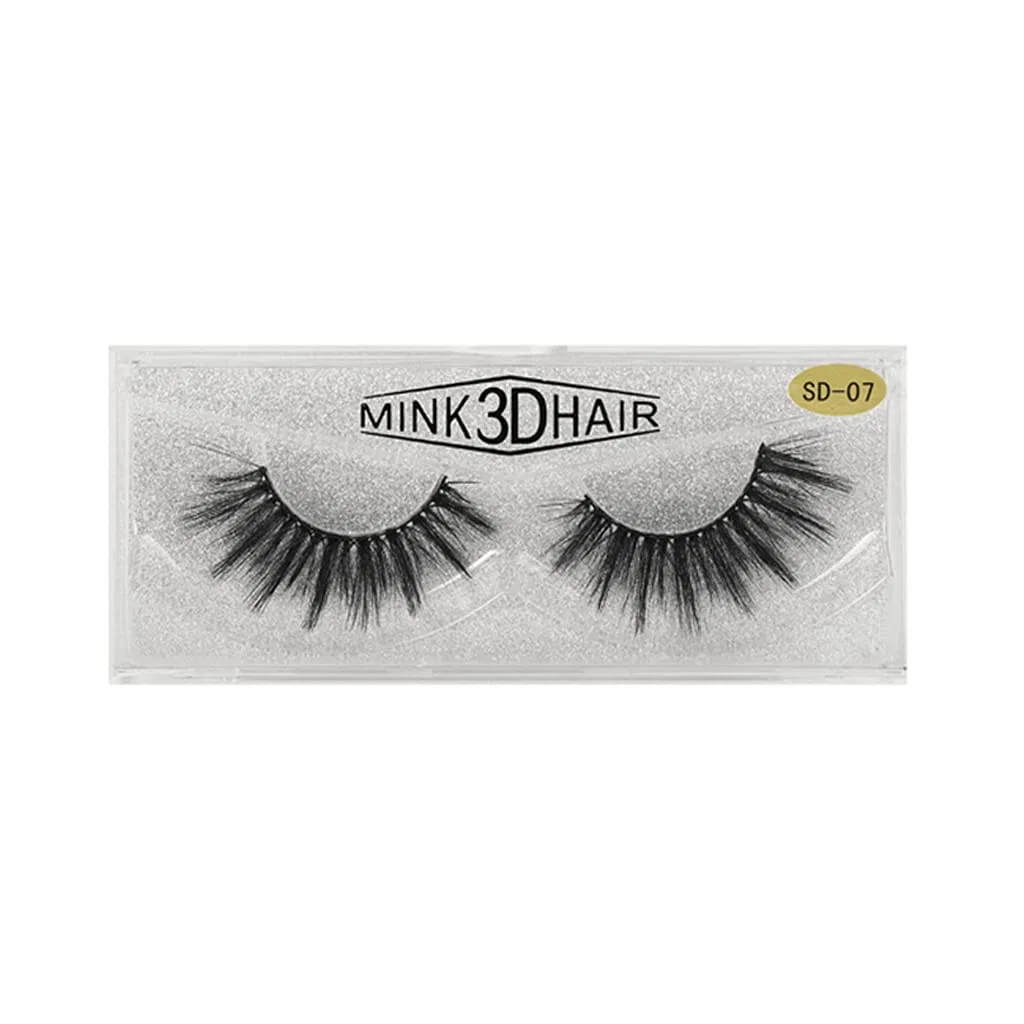 Накладные ресницы, 3D, Black, 1 пара Generic