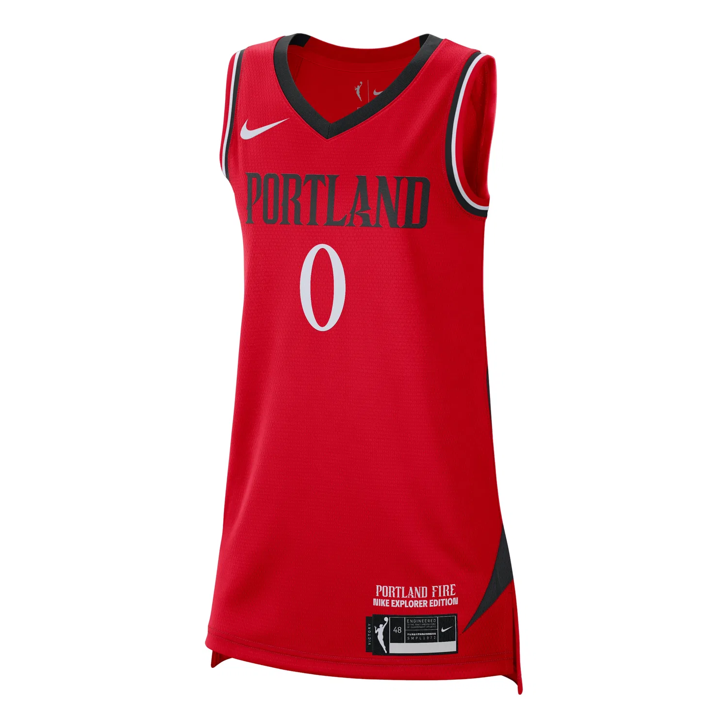 Женская игровая майка Carla Leite Dri-FIT WNBA Portland Fire Explorer Edition Jersey 'University Red Black' Nike, University Red/Black