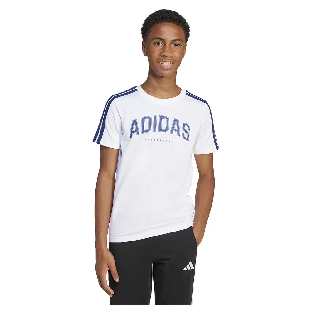 Футболка с коротким рукавом Collegiate Graphic Adidas, белый