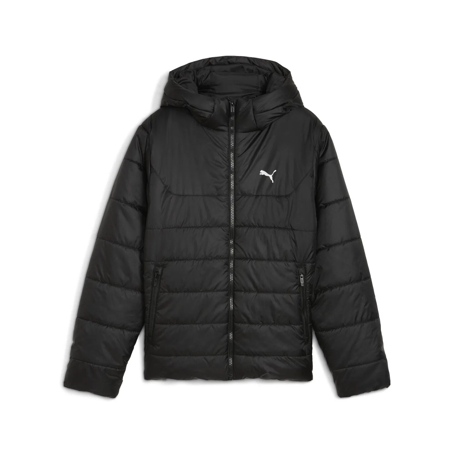 Детское утепленное худи с капюшоном Puma, Черный