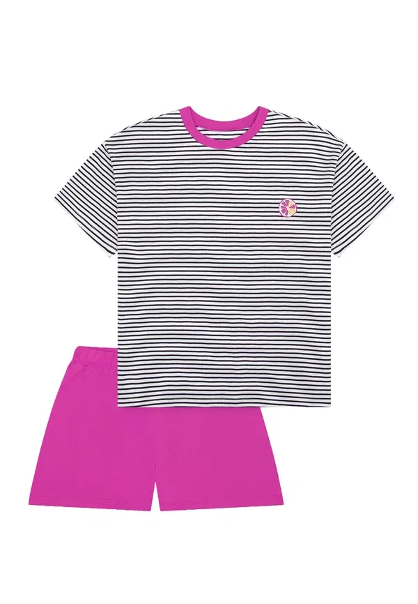 Пижамный набор, хлопок, Set, Schiesser, Fuchsia, фуксия