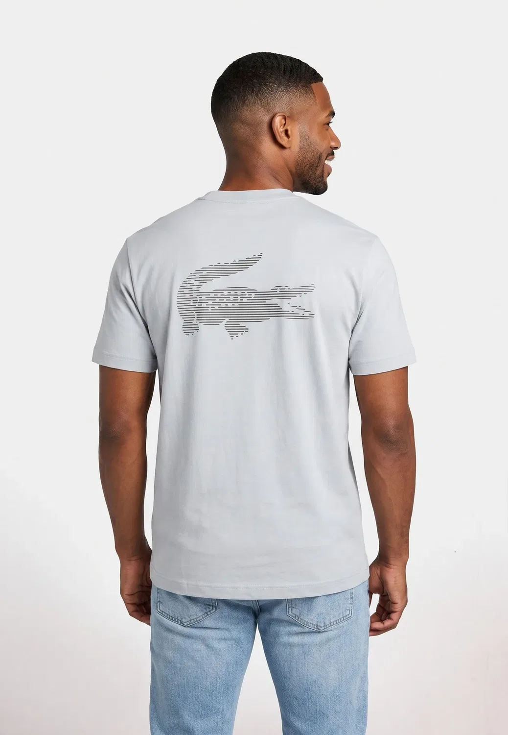Th9334 . - футболка с принтом Lacoste, Gris