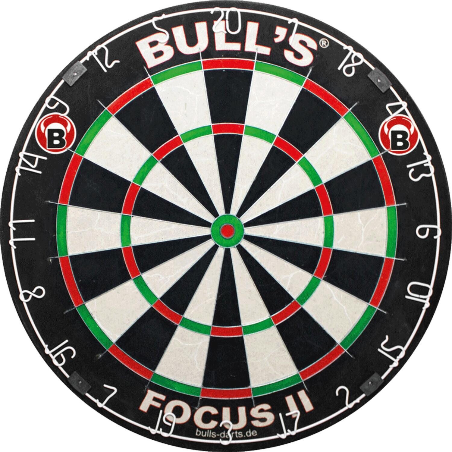 

Доска для дартс Bull's Focus II из щетины BULL'S DARTS, черный