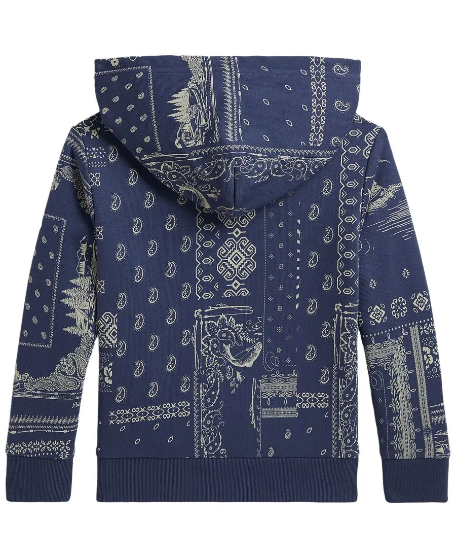 Худи из футера с принтом Bandanna Anglers Bandana Patchwork Polo Ralph Lauren — фото 2