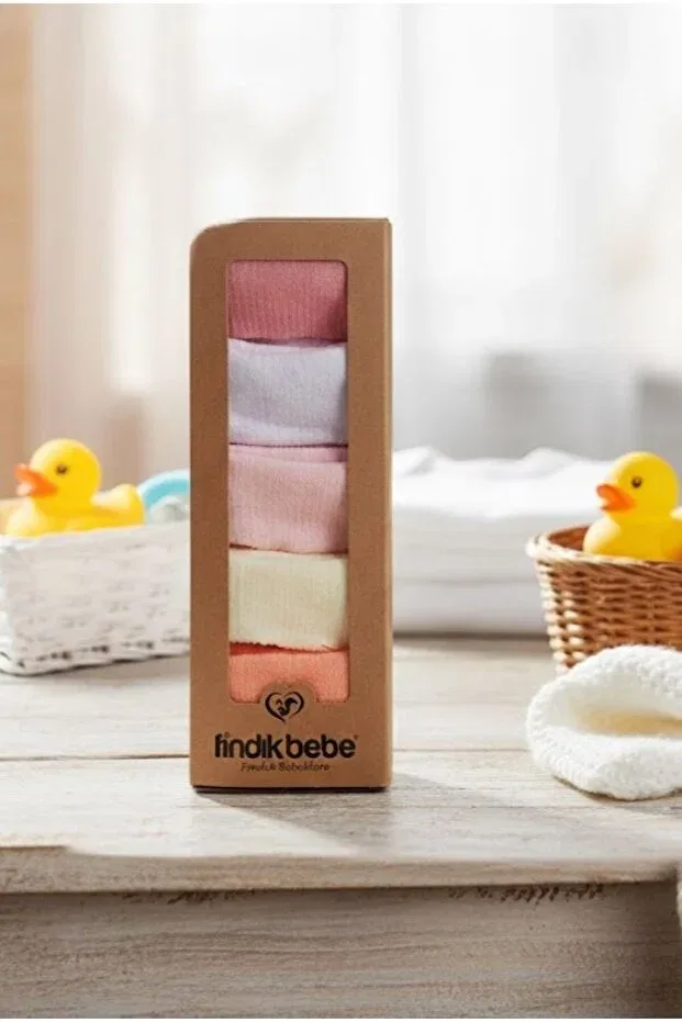 Детские носки с вышивкой 5 пар Esinti, Pink