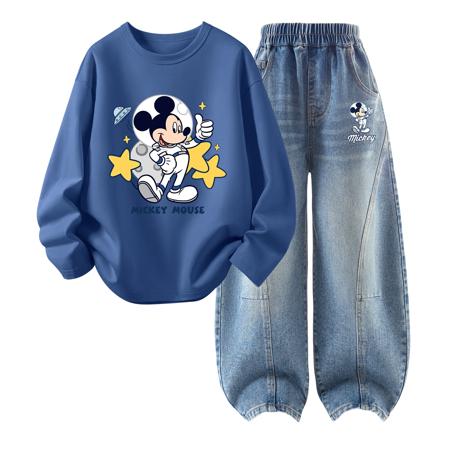 Детский спортивный комплект с принтом Disney, Astronaut Star Denim Light Blue
