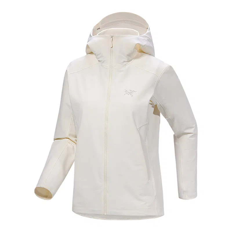 Женская софтшелл-куртка с длинным рукавом GAMMA Arcteryx, Polar White II/Arctic Silk II