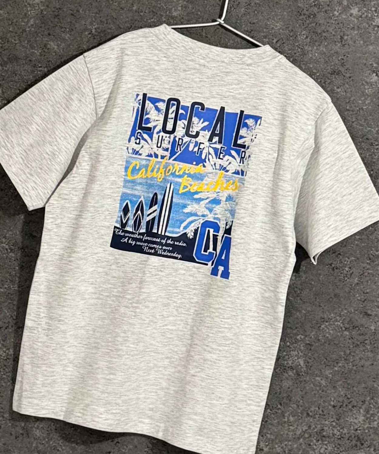 Детская футболка с принтом Back Print SHISKY, Oatmeal