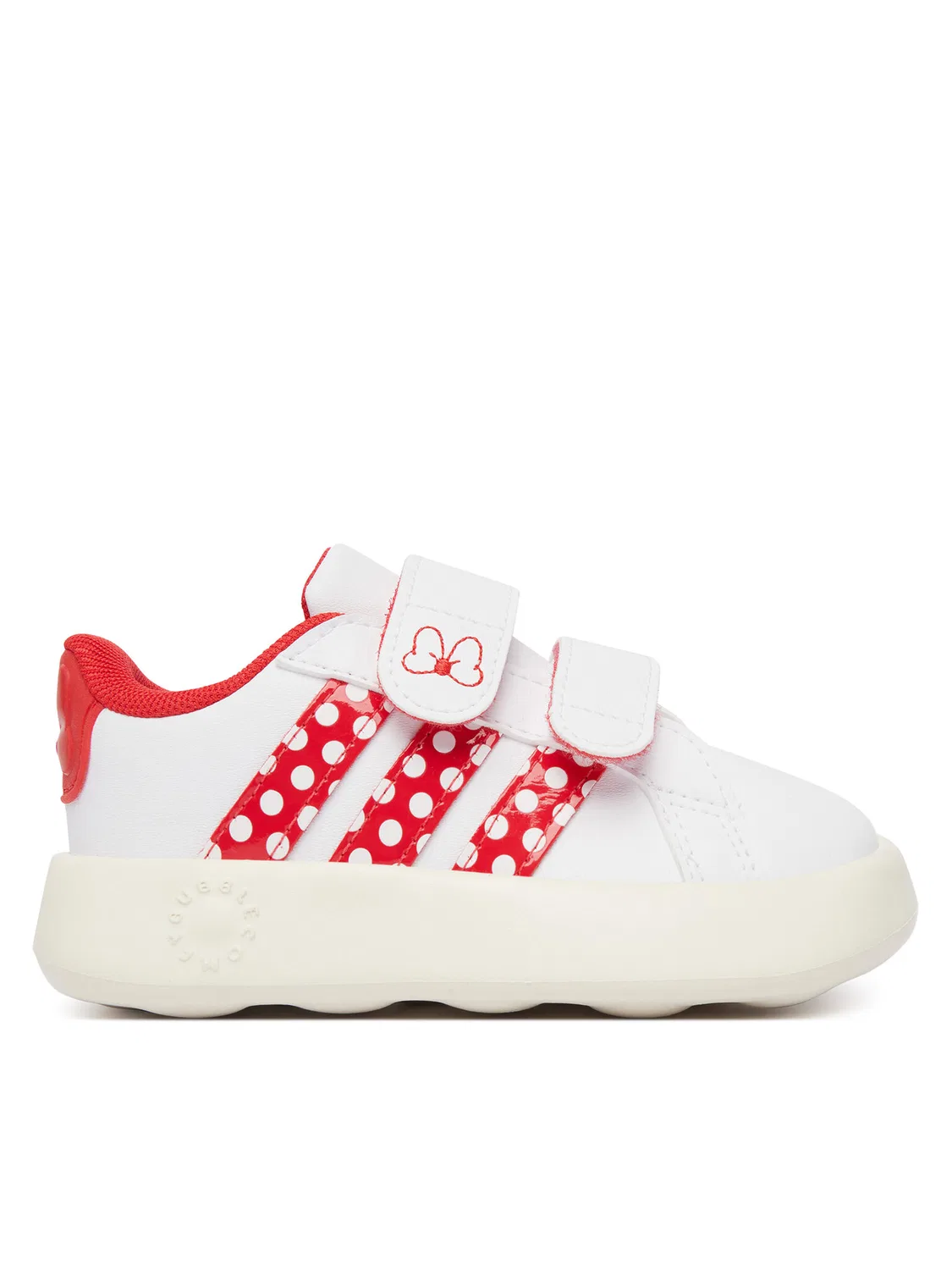 Кроссовки для девочки Disney Minnie Mouse Grand Court Shoes Infants Adidas, белый
