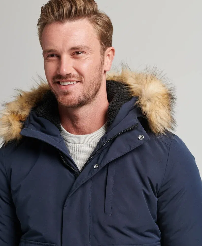 Мужская куртка-бомбер Everest Superdry, Nordic Charcoal Marl — фото 4