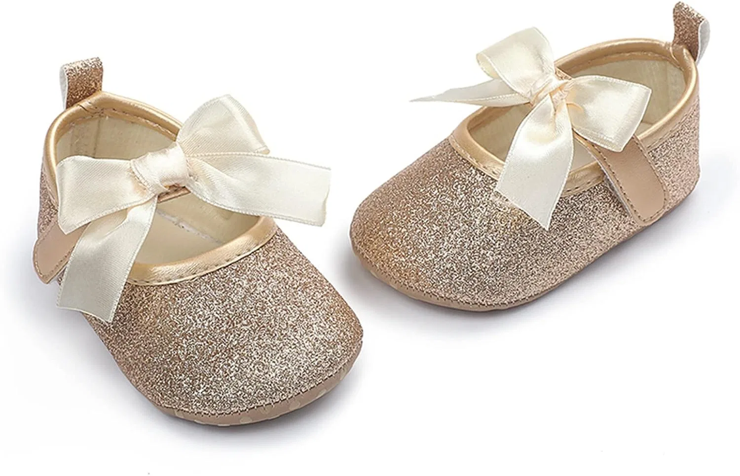 Детские туфли Мэри Джейн для девочек Slip-on Ballet, Gold — фото 2