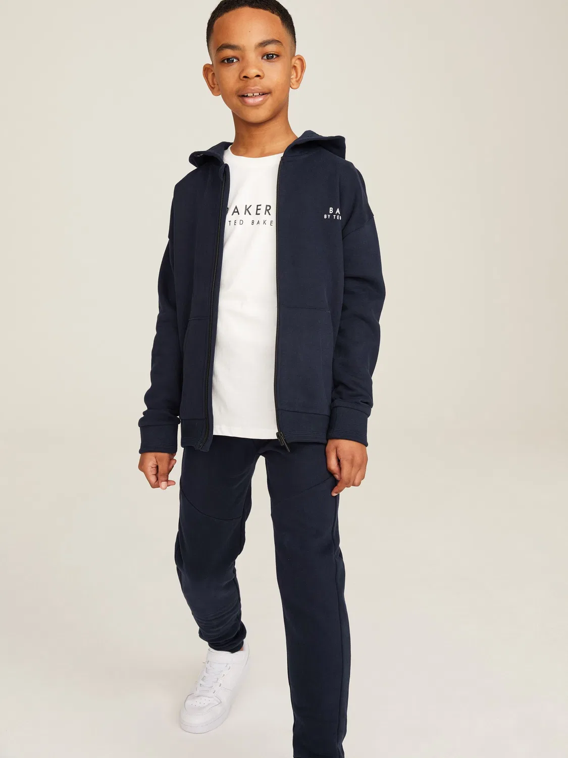 Спортивный костюм с капюшоном, на молнии Baker by Ted Baker, Navy