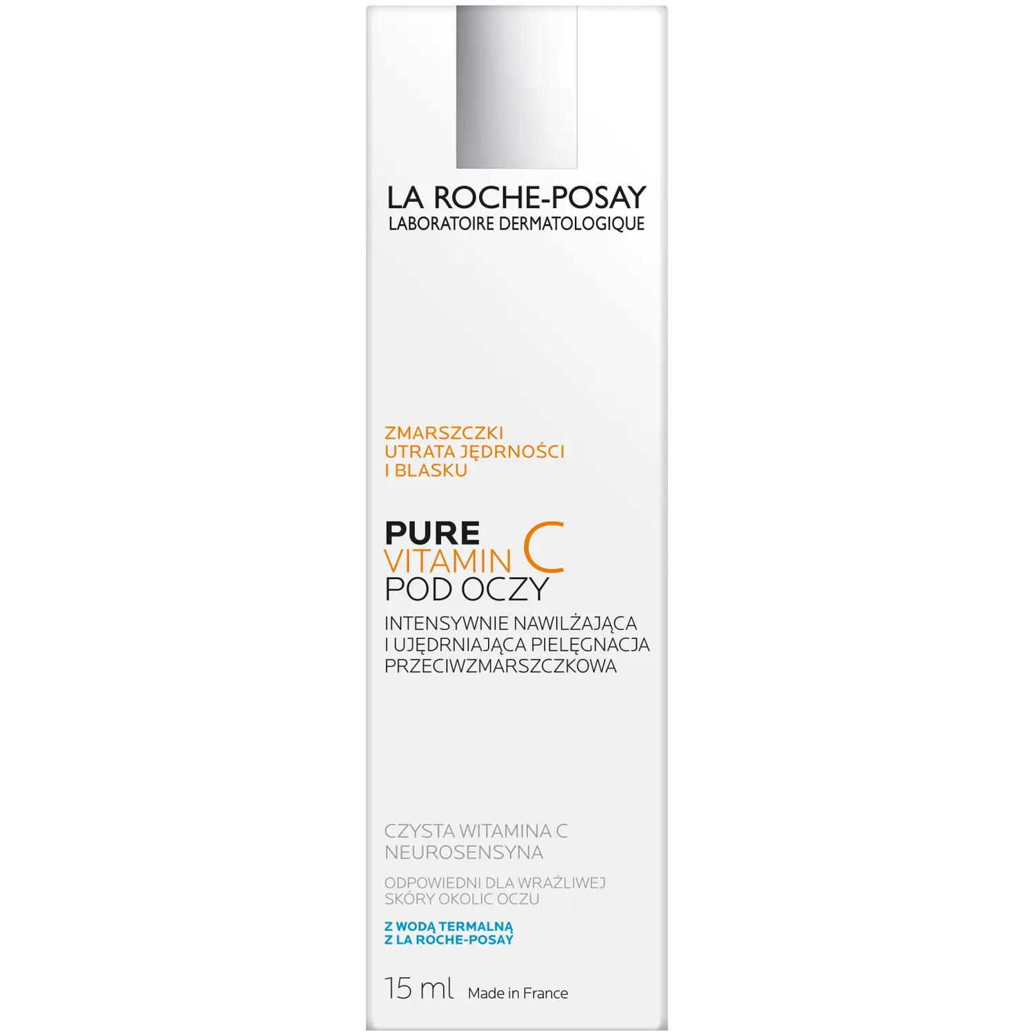 La Roche-Posay Pure Vitamin C Pod Oczy увлажняющее и укрепляющее средство против морщин вокруг глаз, 15 мл — фото 3