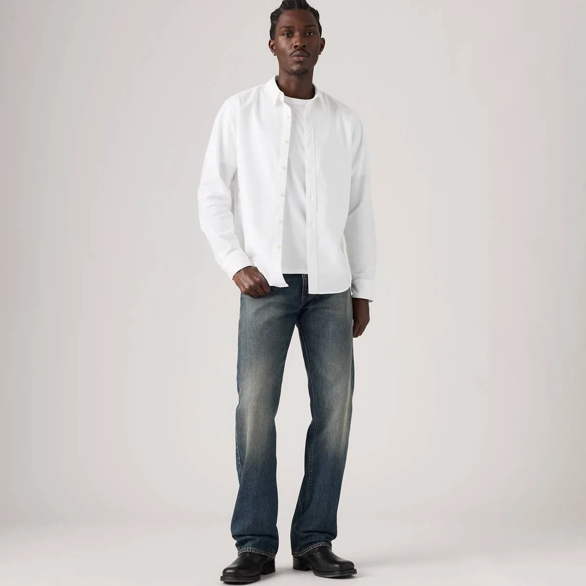 Мужские джинсы-клеш 517 Levi's, Delusional Champion - Dark Wash
