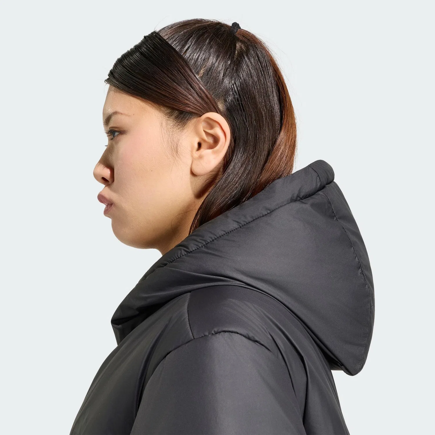 Мужская утепленная куртка Essentials Highloft Puffer Adidas, Schwarz — фото 4