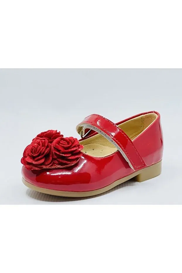 Детские балетки для девочек с ортопедической стелькой Stormy, Red