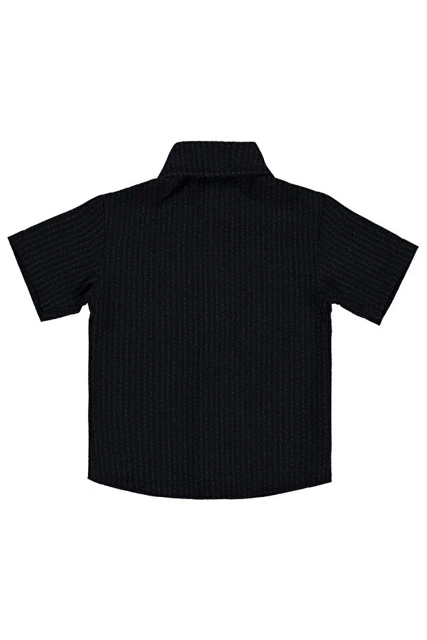 Детская рубашка для мальчиков с текстурой Civil Boys, Navy Blue — фото 2
