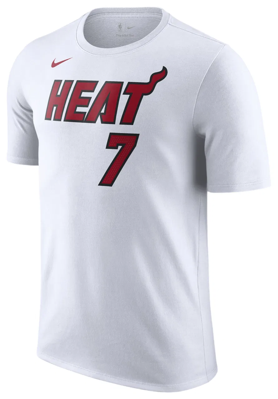 Мужская футболка с принтом Nike NBA Giannis Antetokounmpo Miami Heat, White