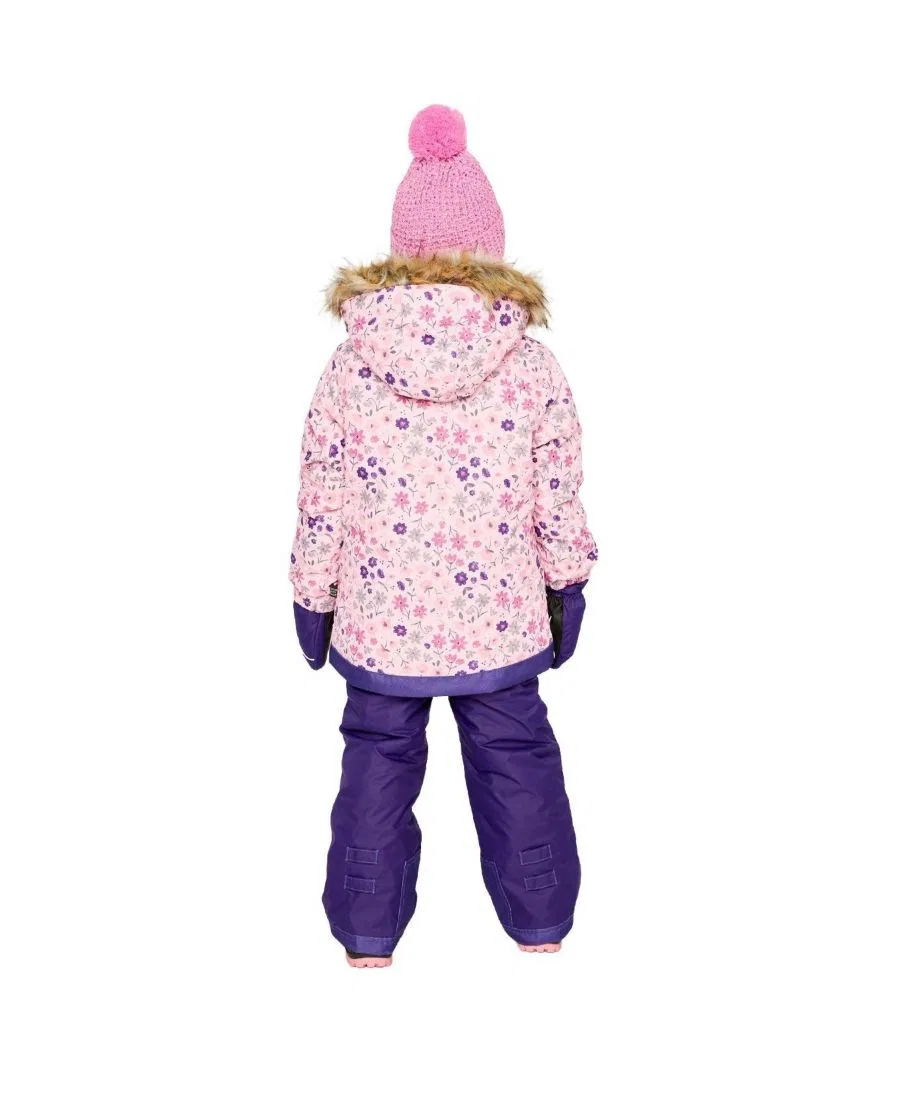 Детский комплект из куртки и снежных брюк Deux par Deux, Pink Mini Flower Print — фото 2