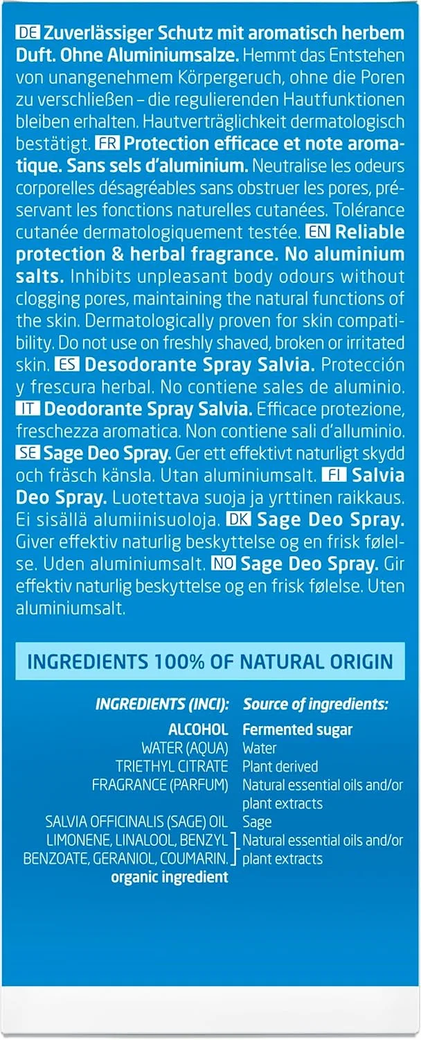 Дезодорант Sage Deodorant Weleda, 6 шт. по 100 мл, Пепперминт, розмарин — фото 3