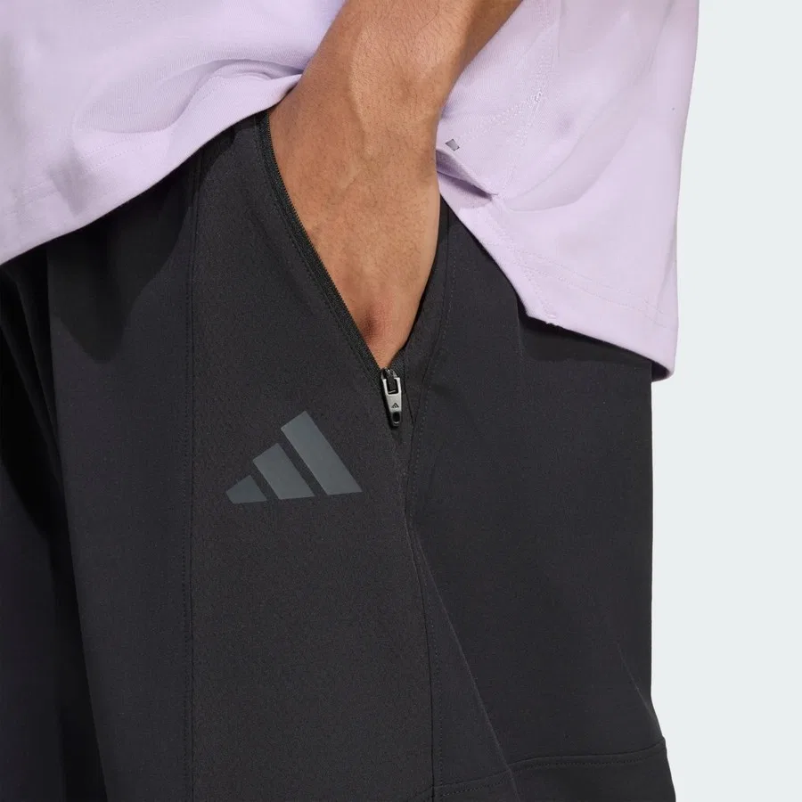 Штаны спортивные свободного кроя PrimeLift adidas, Черный — фото 4