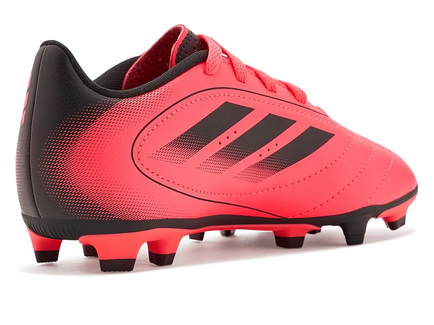 Бутсы Goletto Ix Firm Ground/Multi Ground (для малышей, маленьких и больших детей) Adidas Kids, Solar Turbo/Core Black/Core Black — фото 4