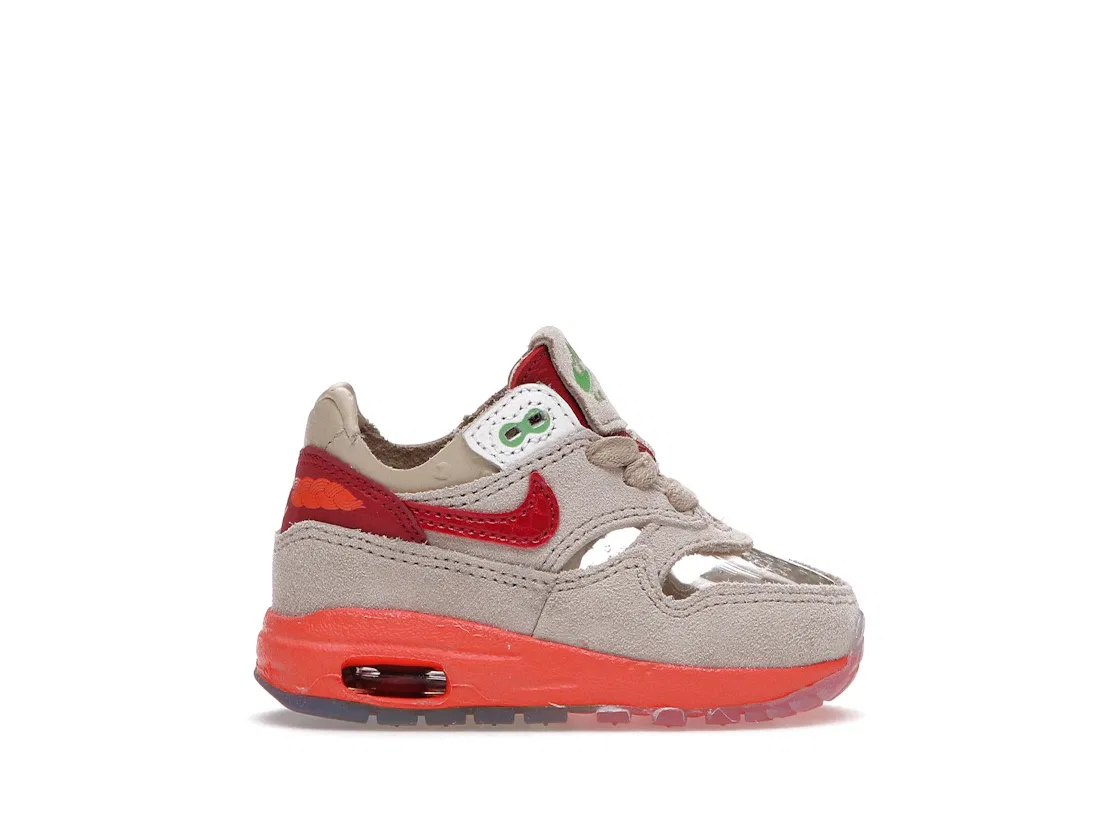 Детские кроссовки Lifestyle Nike Air Max 1, Net/Deep Red-Orange Blaze