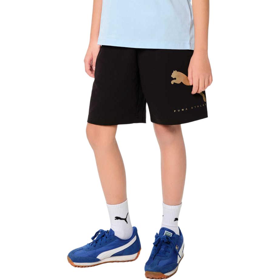 PUMA Спортивные шорты Sportstyle Series SS25 для детей, черный — фото 4