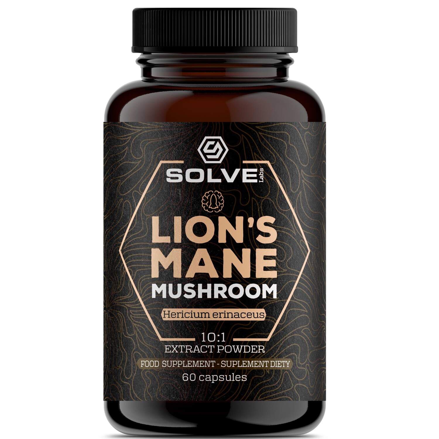 

Solve Labs Lion's Mane Добавка с экстрактами грибов 10:1, 60 капсул/1 упаковка
