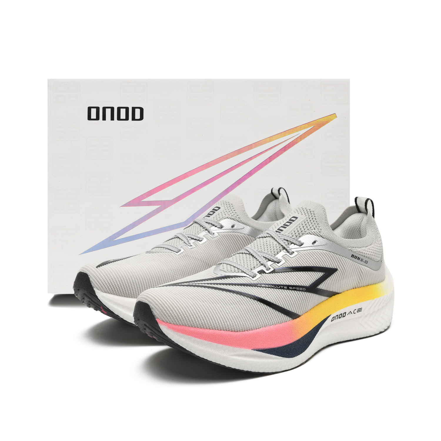 

ONOD Унисекс беговые кроссовки Space Gray в коробке, цвет Box