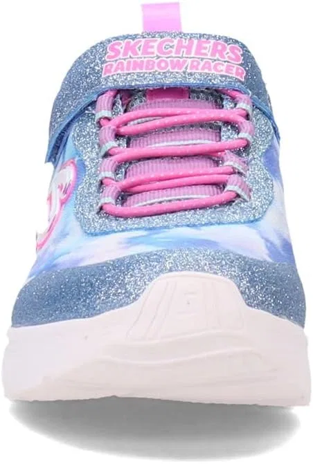 Детские кроссовки для девочек Rainbow Racer Skechers, Blue — фото 4