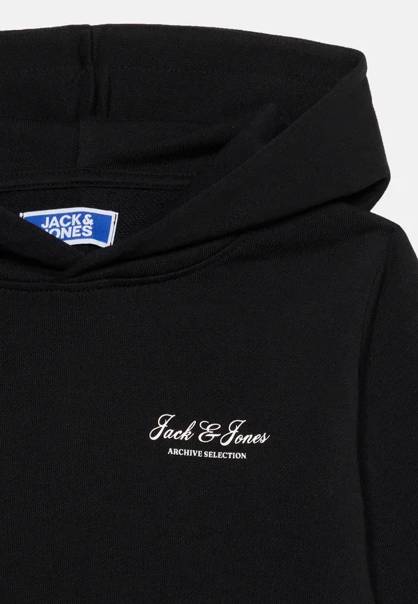 Толстовка с капюшоном Jack & Jones Junior, черный — фото 4