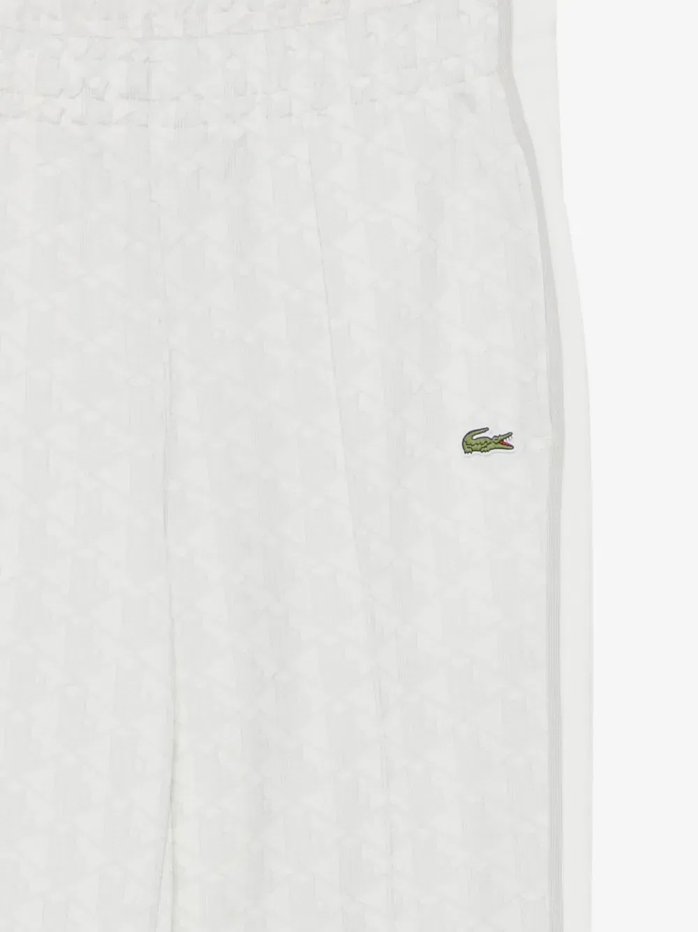 Брюки спортивные с монограммным принтом Lacoste, белый — фото 3