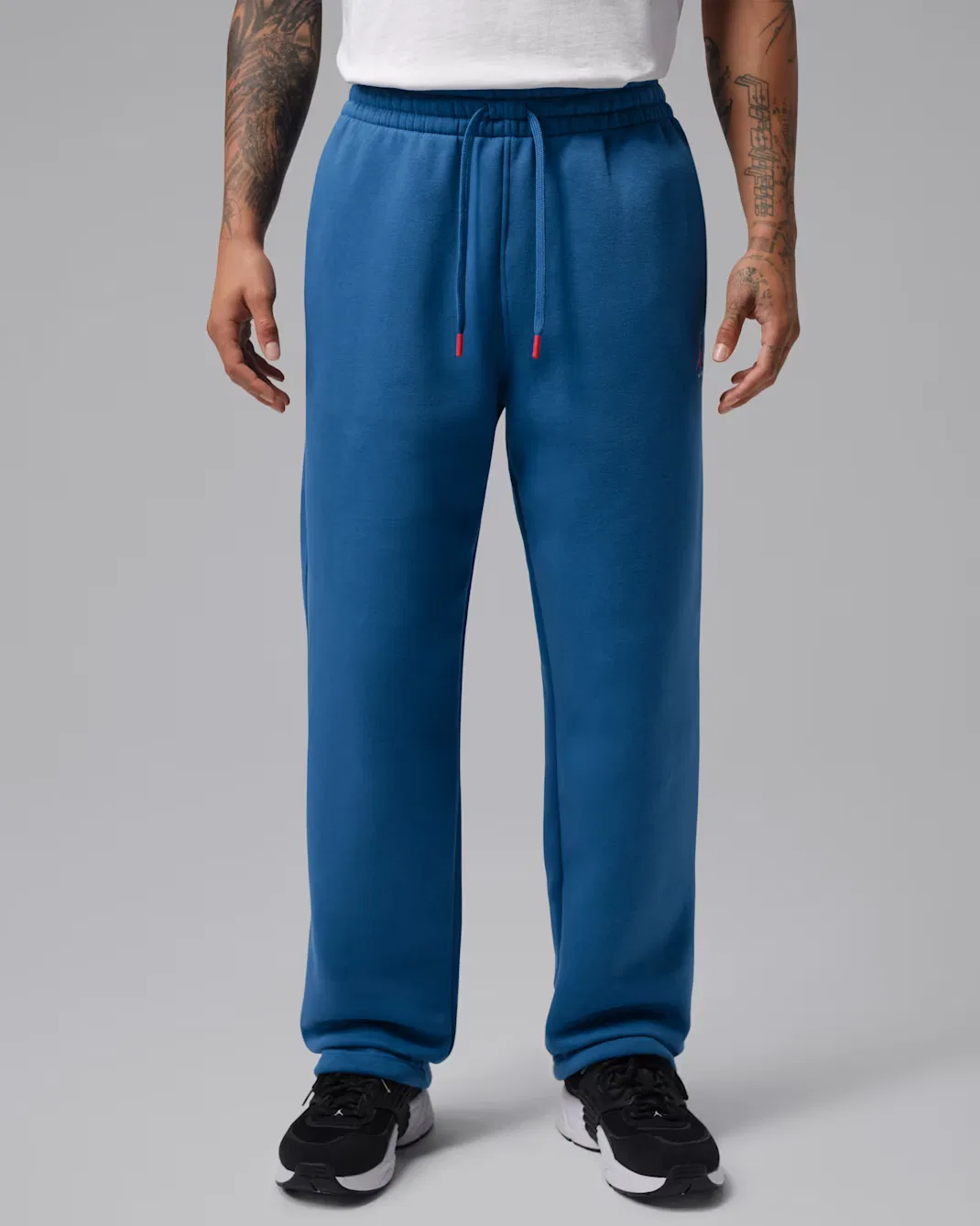 Мужские флисовые брюки с открытым низом от Statement Jordan Brooklyn, True Blue/University Red